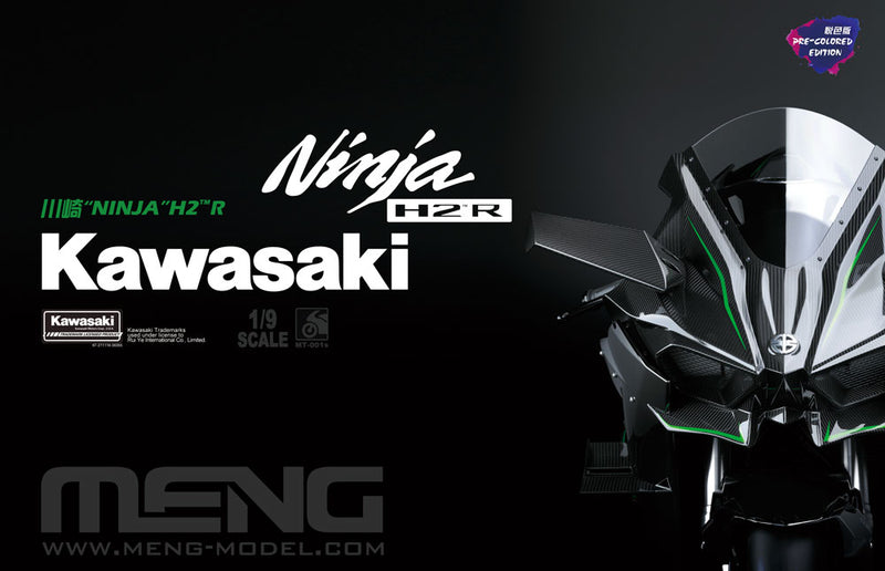 Meng-Model MT-001s KAWASAKI NINJA H2™R (PRE-COLORED EDITION) 1:9