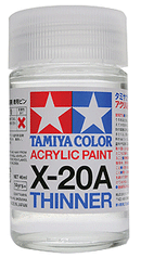 Tamiya Paints X-20A2 Acrylic Thinner, Medium, 1.35oz 40mL