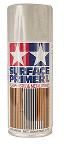 Tamiya Paints 87042 Surface Primer Spray Gray, 6-1/12oz 180mL