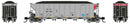 Rapido N 538039 AutoFlood III RD Coal Hoppers, XCLX