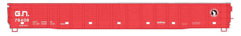 PREORDER Walthers Mainline HO 910-6079 53' Corrugated-Side Gondola, Great Nothern