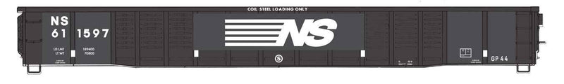 PREORDER Walthers Mainline HO 910-6083 53' Corrugated-Side Gondola, Norfolk Southern