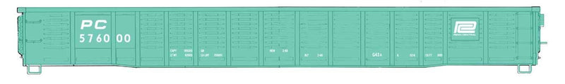 PREORDER Walthers Mainline HO 910-6087 53' Corrugated-Side Gondola, Penn Central