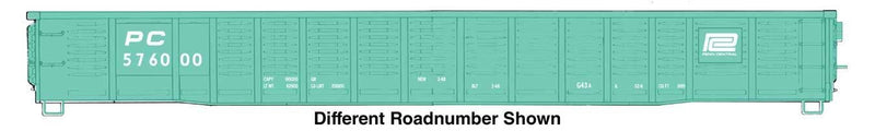 PREORDER Walthers Mainline HO 910-6088 53' Corrugated-Side Gondola, Penn Central