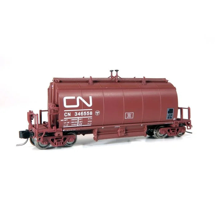 Rapido 543002A N Long Barrel Ore Hopper - Ready to Run -- Canadian National (mineral brown, noodle logo)