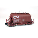 Rapido 543004 N Short Barrel Ore Hopper 6-Pack - Ready to Run -- Canadian National Set 2 (mineral brown, noodle logo)