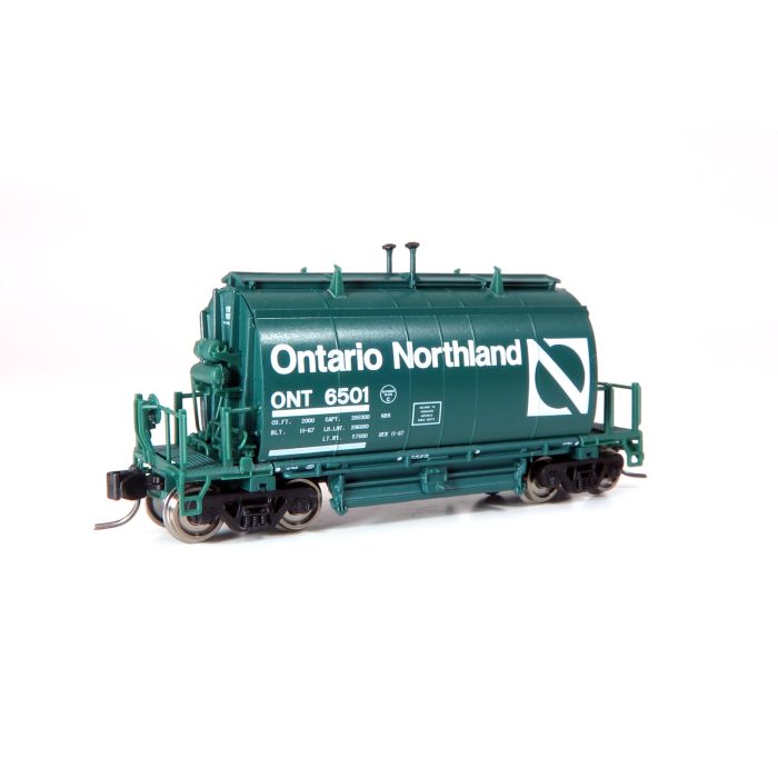 Rapido 543007A N Short Barrel Ore Hopper - Ready to Run -- Ontario Northland (Progressive Green, white)