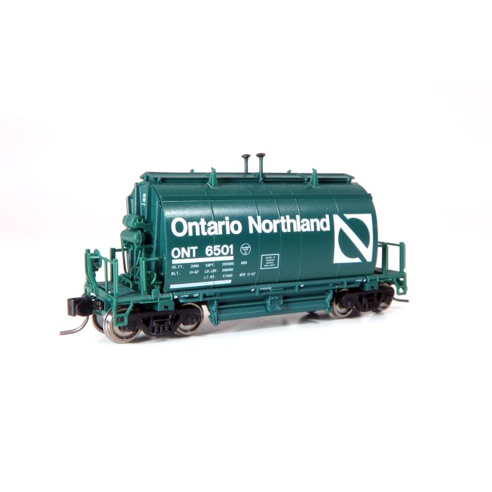 Rapido 543006 N Short Barrel Ore Hopper 6-Pack - Ready to Run -- Ontario Northland Set 1 (Progressive Green, white)