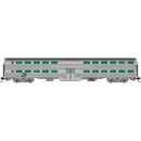 PREORDER Rapido N 545002A Gallery Commuter Coach Car, Burlington Northern