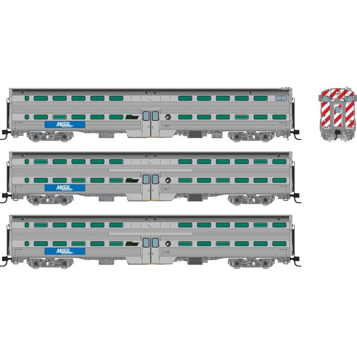 PREORDER Rapido N 545003 Gallery Commuter Car Set