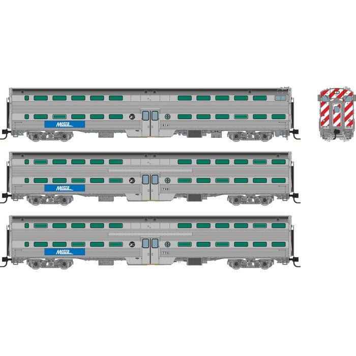 PREORDER Rapido N 545007 Gallery Commuter Car Set