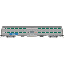 PREORDER Rapido N 545011A Gallery Commuter Coach Car, Metra (BNSF Swoosh)