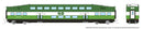 PREORDER Rapido 546016 N Bilevel Commuter Cab Car & 2 Coach Set - Ready to Run -- GO/Metrolinx Set #1 #255, 2808, 2844 (green, white)