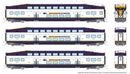 PREORDER Rapido N 546032 Bilevel Commuter Cab Car & 2 Coach Set, West Coast Express Set #2 #109, 301, 305  | 252.65