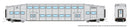 PREORDER Rapido N 546096 Bilevel Commuter Coach, Undecorated/Unlettered Early Version  | 81.18