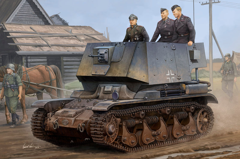 Hobby Boss 1/35 Befehlsfahrzeug auf Fgst. Pz.Kpfw.35 R 731(f)
