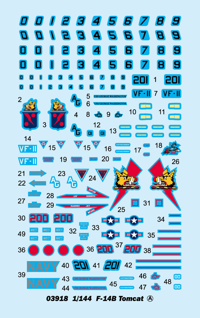 Trumpeter F-14B Tomcat 03918 1:144