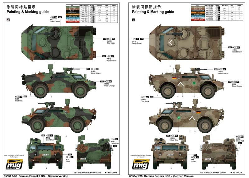 Trumpeter 05534 German Fennek LGS - German Version 1:35