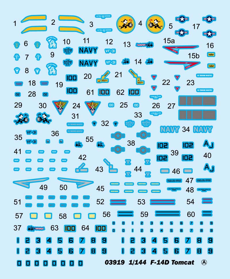 Trumpeter F-14D Tomcat 03919 1:144