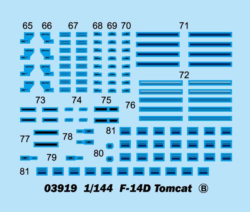 Trumpeter F-14D Tomcat 03919 1:144