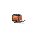 PREORDER Busch HO 54908 Small Utility Box Trailer, Mittenwalde Germany Fire Department | 25.49