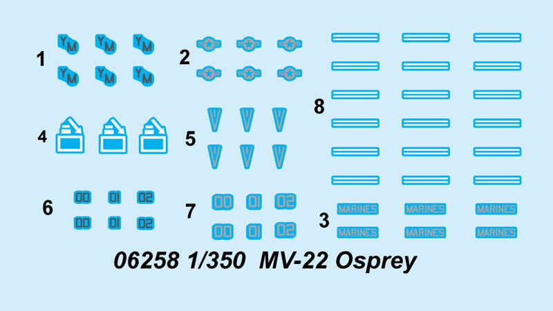 Trumpeter MV-22 Osprey 06258 1:350