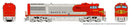 PREORDER Rapido HO 55004 GE U30CG DC SF 8001