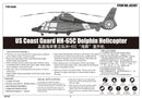 Trumpeter 05107 US Coast Guard HH-65C Dolphin Helicopter 1:35