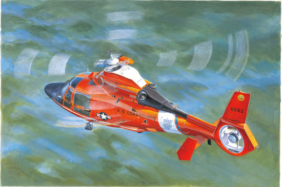 Trumpeter US Coast Guard HH-65C Dolphin Helicopter 05107 1:35