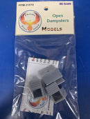 Phoenix Precision Models PPM31516 HO OPEN DUMPSTERS 3PK