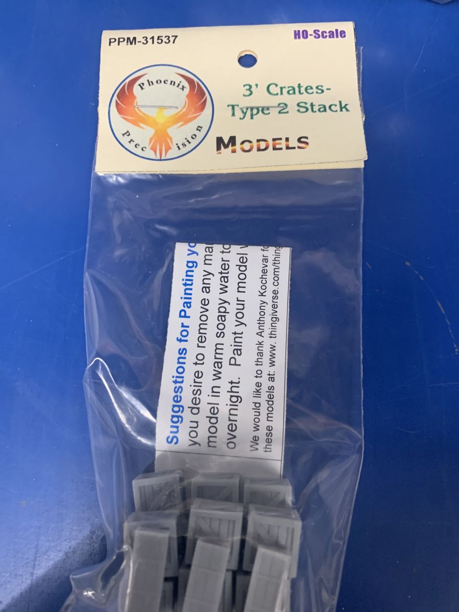 Phoenix Precision Models HO 31537 Crate Stacks Type 2 (3) Unpainted Ki