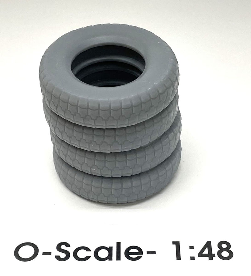 Phoenix Precision Models O 33540 Stack of 4 Tires Unpainted Kit