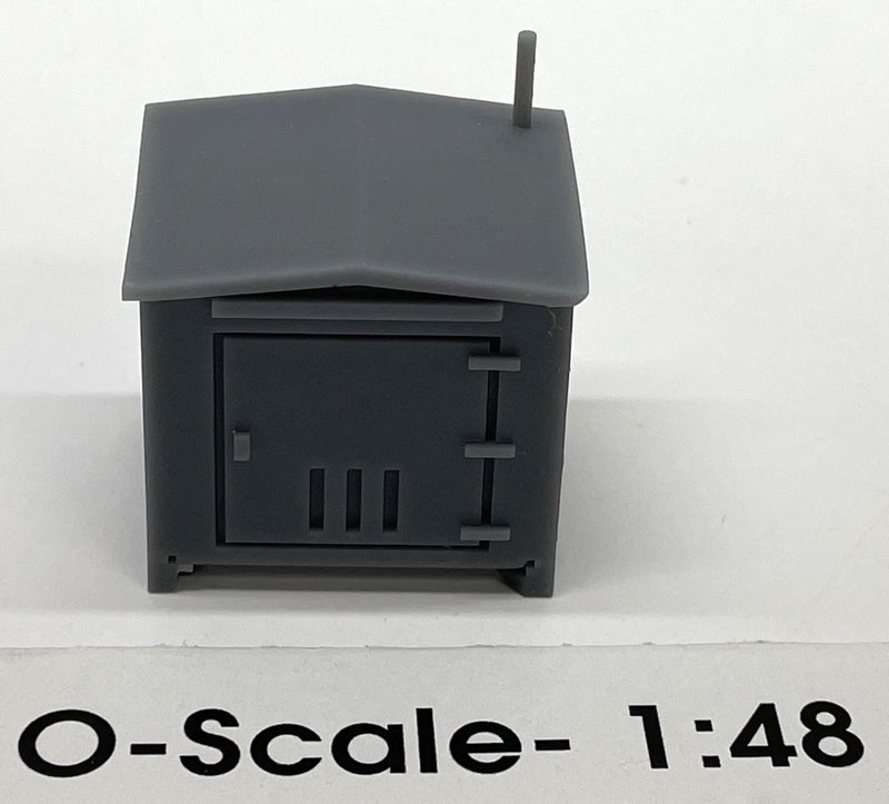 Phoenix Precision Models O 33585 IR Sensor Box 3-D Printed Kit, Unpainted (2)