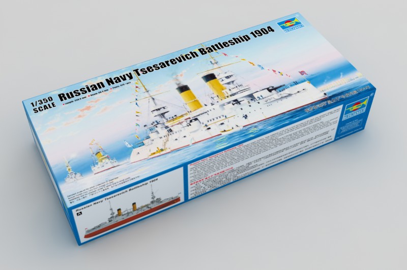 Trumpeter Russian Navy Tsesarevich Battleship 1904 05338 1:350