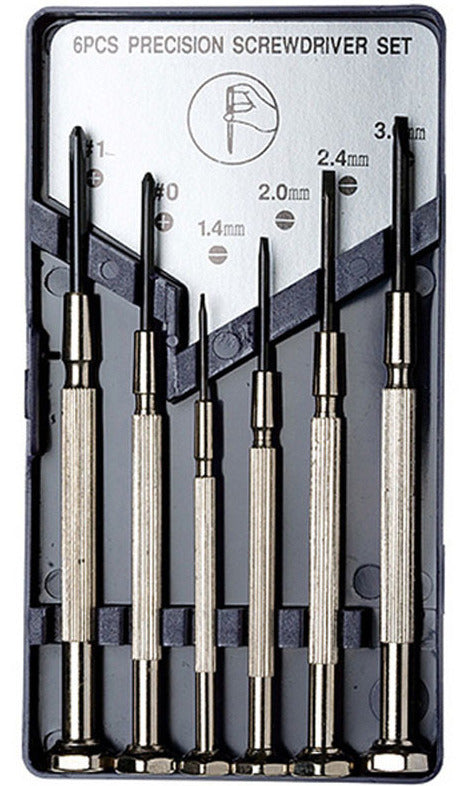 Excel 55662 6-Piece Precision Screwdriver Set, Carded