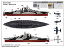 Trumpeter 05782 USS Tennessee BB-43 1944 1:700