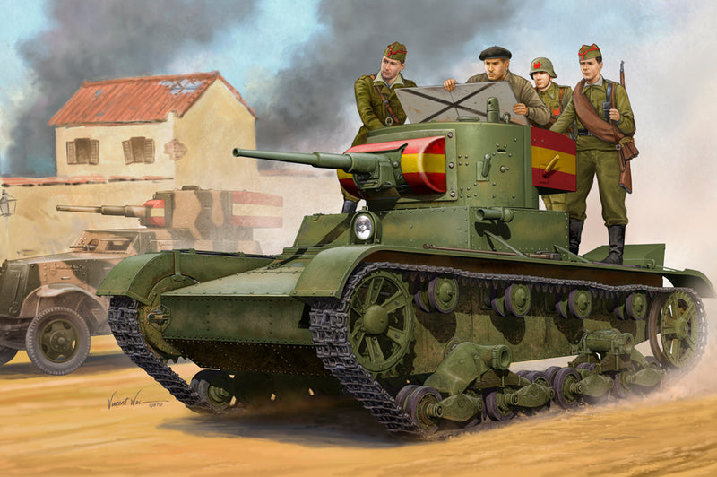 Hobby Boss 1/35 Soviet T-26 Light Infantry Tank Mod.1935