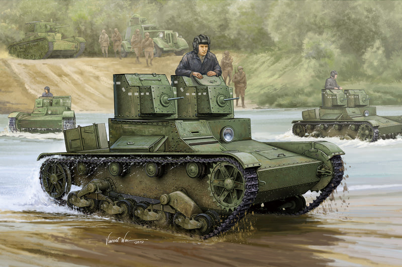 Hobby Boss 1/35 Soviet T-26 Light Infantry Tank Mod.1931