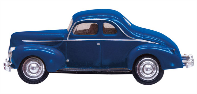 Woodland Scenics JP5598 Blue Coupe, HO Scale