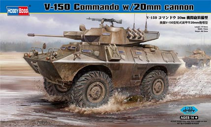 Hobby Boss 1/35 V-150 Commando w/ 20mm Cannon