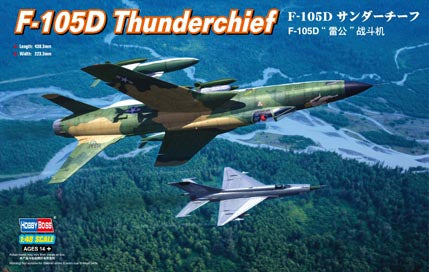 HobbyBoss F-105D Thunderchief 80332, 1:48 Scale