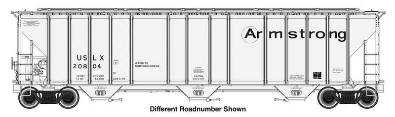 PREORDER Walthers Proto HO 920-106177 55' Evans 4780 Covered Hopper, Armstrong USLX