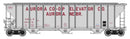 PREORDER Walthers Proto HO 920-106178 55' Evans 4780 Covered Hopper, Aurora Coop USLX