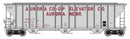 Walthers Proto HO 920-106178 55' Evans 4780 Covered Hopper, Aurora Coop USLX