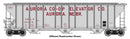 PREORDER Walthers Proto HO 920-106181 55' Evans 4780 Covered Hopper, Aurora Coop USLX