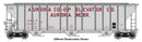 Walthers Proto HO 920-106181 55' Evans 4780 Covered Hopper, Aurora Coop USLX