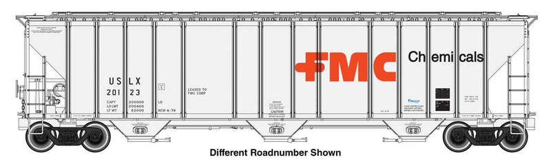 PREORDER Walthers Proto HO 920-106188 55' Evans 4780 Covered Hopper, FMC USLX