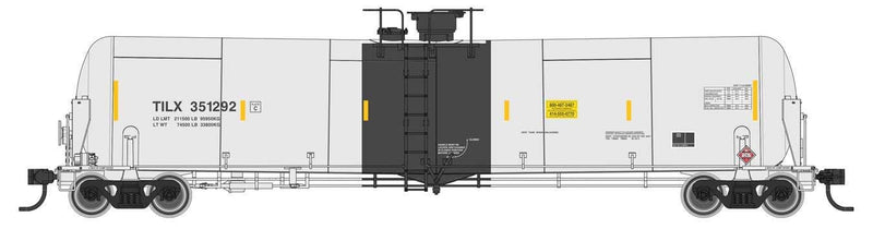 PREORDER Walthers Proto HO 920-100782 55' Trinity Modified 30,145-Gallon Tank Car, Trinity Industries TILX
