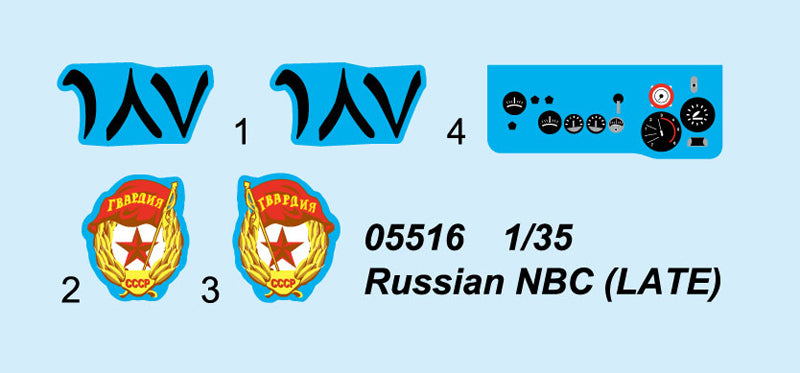 Trumpeter 05516 Russian NBC (LATE) 1:35
