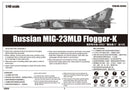 Trumpeter 02856 Russian MIG-23MLD Flogger-K 1:48
